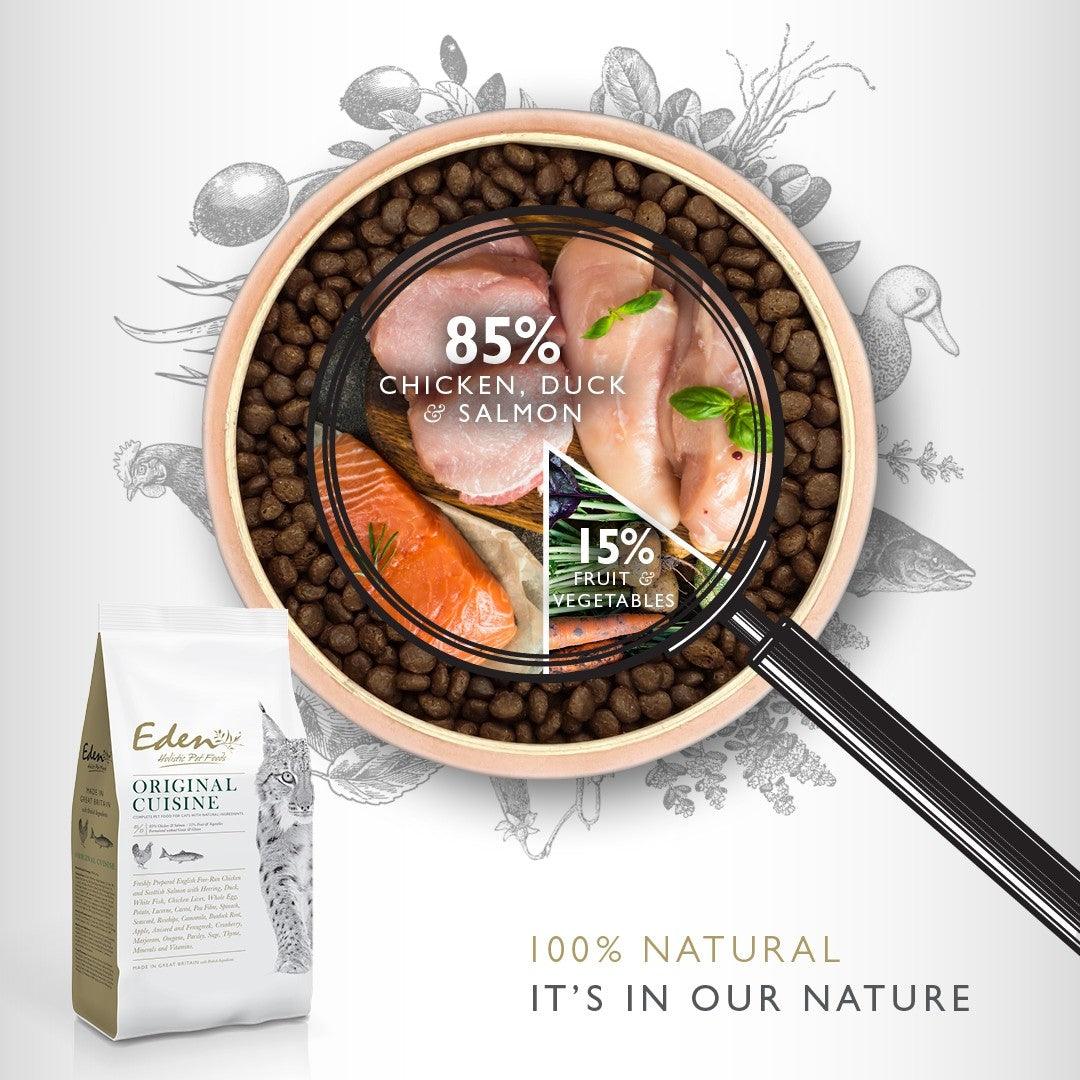 Eden 85/15 Original Cuisine Dry Cat Food for All Life Stages