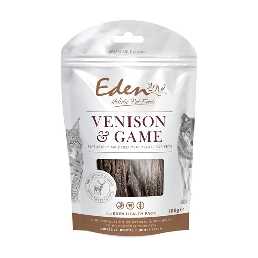 Eden Venison and Game Treat for Dogs and Cats All Life Stages - 100g