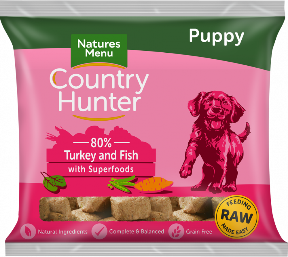 Natures Menu Turkey and Fish Puppy Nuggets Dog Food 1kg
