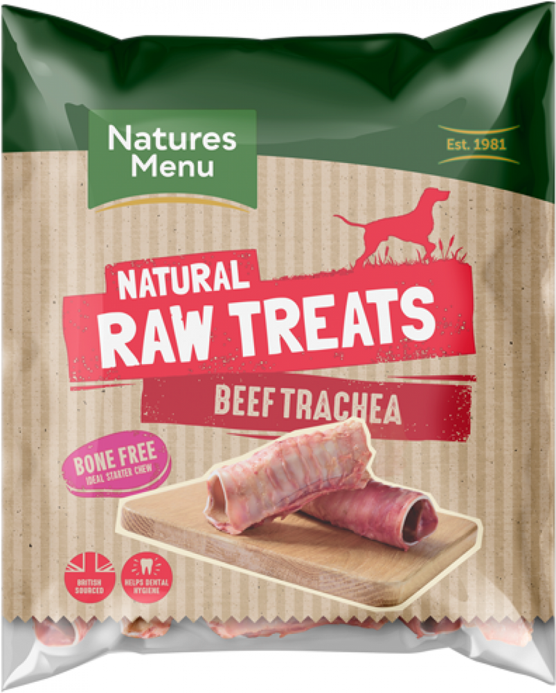 Natures Menu Raw Chews Beef Trachea 500g
